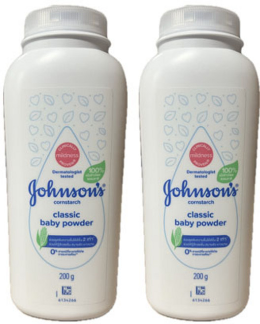존슨즈 베이비 파우더 오리지날향, 200g, 2개