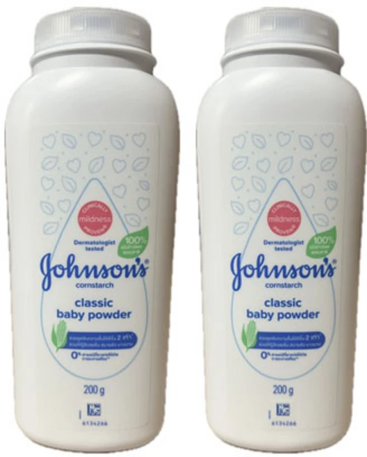 존슨즈 베이비 파우더 오리지날향, 200g, 2개 - 쿠팡