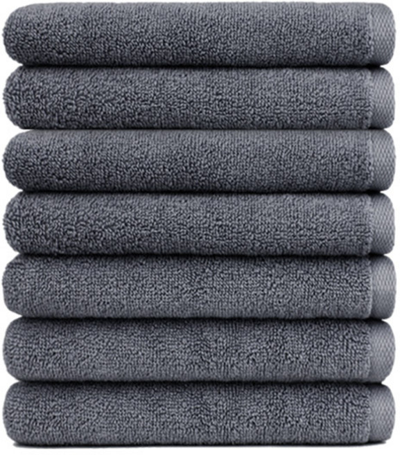 송월타월 라이트무지40 30수 130g, 다크그레이, 7개