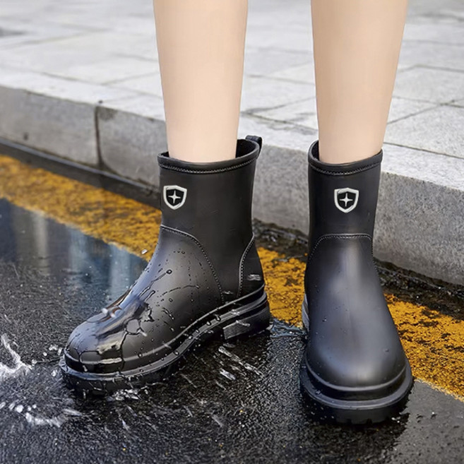 엠피가드 여성 논슬립 패션 키높이 숏 레인부츠 여름 방수화 여자장화