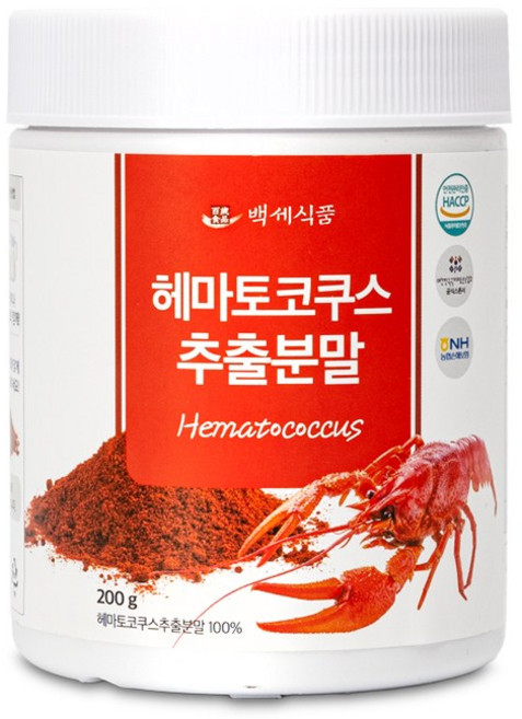 헤마토코쿠스 추출분말 HACCP 인증제품, 200g, 1개