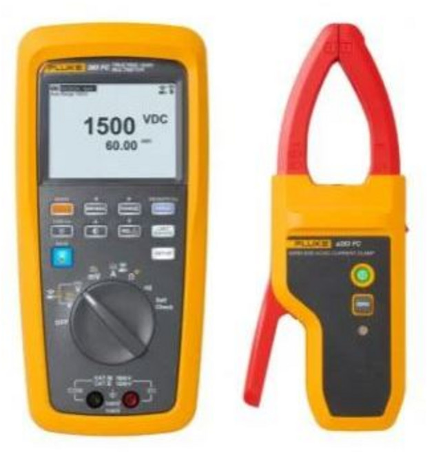 福祿克 Fluke 283 FC/PV 太陽能數位萬用電錶 無線電流鉗 1500V 60A, 1個