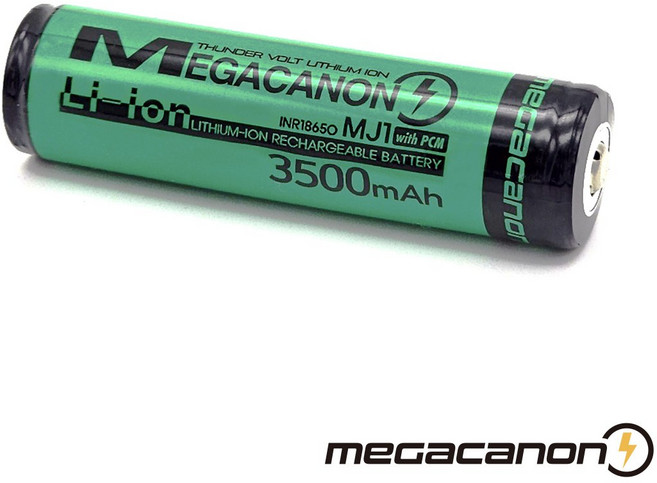 18650 배터리 메가캐논 3500mAh 충전지 삼성정품Cell, 1개입, 1개