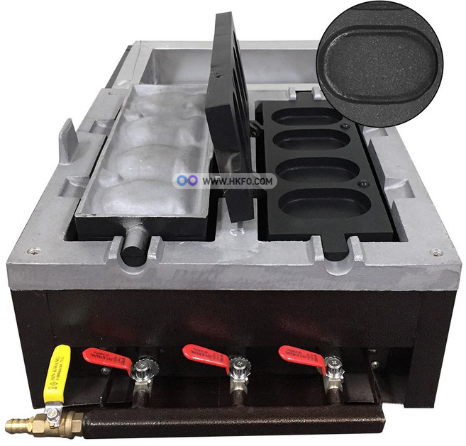 LPG용 2구 8P 가스 가스식 주물코팅 치즈빵 치즈계란빵 계란빵 기계