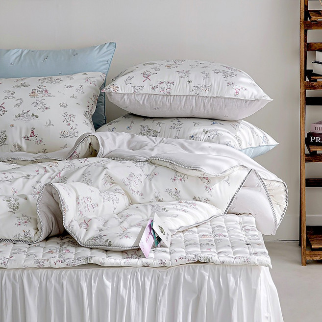 [국내생산] 데코빙 먼지없는 모달이불 콜라겐 텐셀침구 말랑말랑 촉촉한 북유럽 호텔침구세트 +이불가방