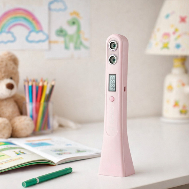 콜카타 초음파 무선 신장계, 핑크, 1개