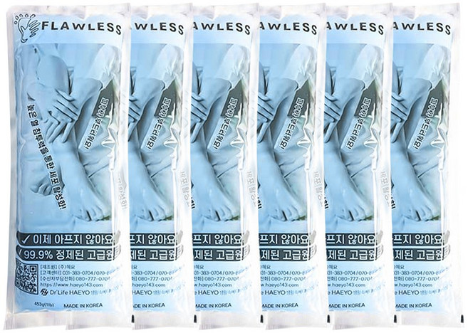 다잘 고급 파라핀 왁스 박하향 453g, 6개