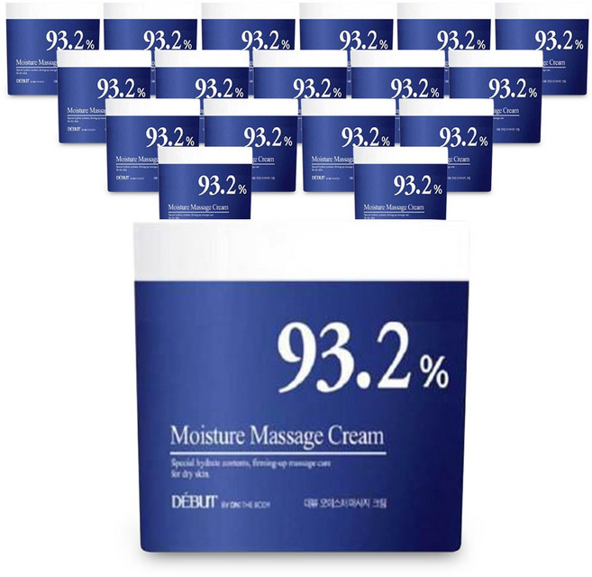 LG 데뷰 모이스처 마사지크림 500mlX18개입(1박스) 촉촉한 마사지 크림, 500ml, 18개