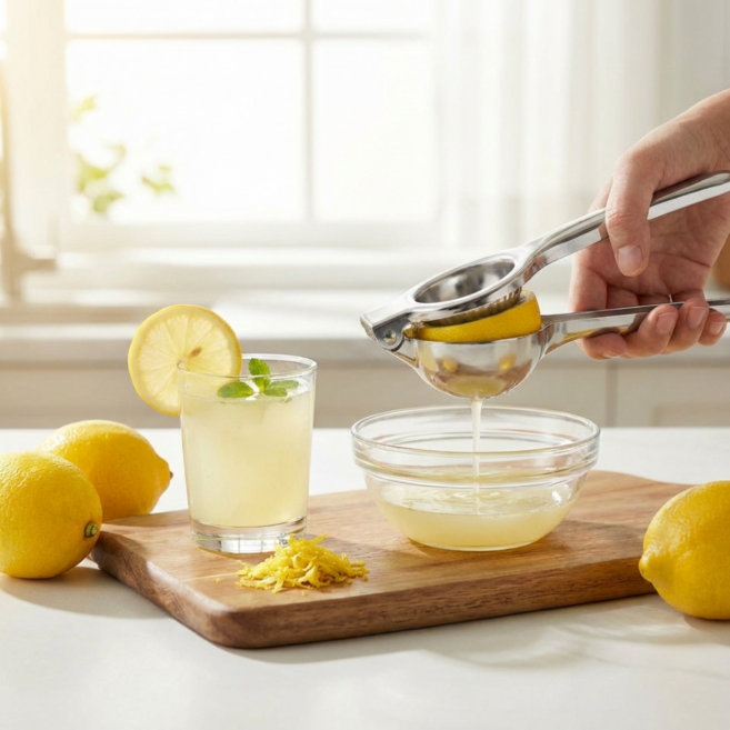 바켄슈어 레몬착즙기 레몬스퀴저 쥬서기 착즙기추천 올스텐304, 1개, 175ml