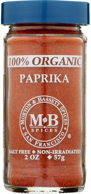 모튼 앤 바셋 오가닉 파프리카 2온스, MORTON & BASSETT 유기농 파프리카, 56., 57g, 1개