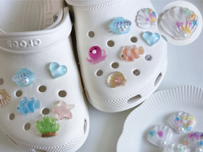 [바닐라제이] 귀여운 바다 친구 파츠 세트 12P