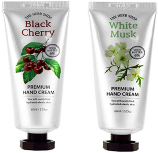 마주모아샵 더허브샵 핸드크림 고보습핸드크림, 블랙체리