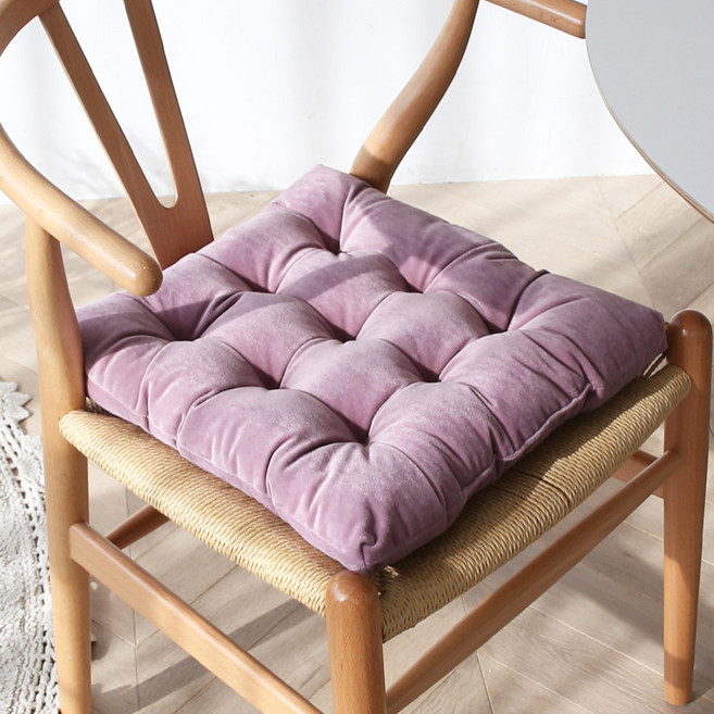 리드홈 마몽드 벨벳 부드러운 겨울 의자방석 2개