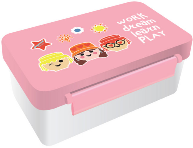 [무배]플레이모빌 피크닉 런치박스 파우치 블럭 캐릭터도시락 소풍 현장학습 레고도시락, 1개, 플레이모빌 런치박스_스쿨 별