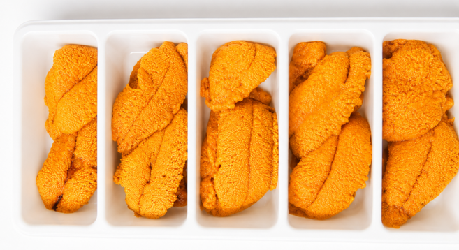프리미엄 냉동 우니 성게알100g(페루) 미역국 죽 비빔밥 초밥 홈마카세 A급, 100g, 1개