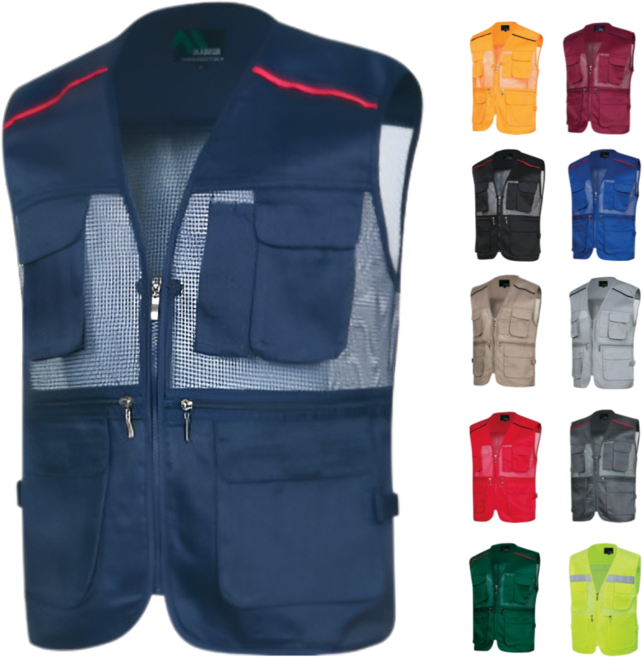 티뷰크 망사 조끼 MK-183 작업복 단체 여름 안전 택배 파크골프, 1개, MK-189 (연회색/망사)