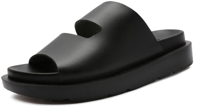 페이퍼플레인 국내제작 남녀공용 키높이슬리퍼 남성샌들 여자 남자 슬라이드 PP1536