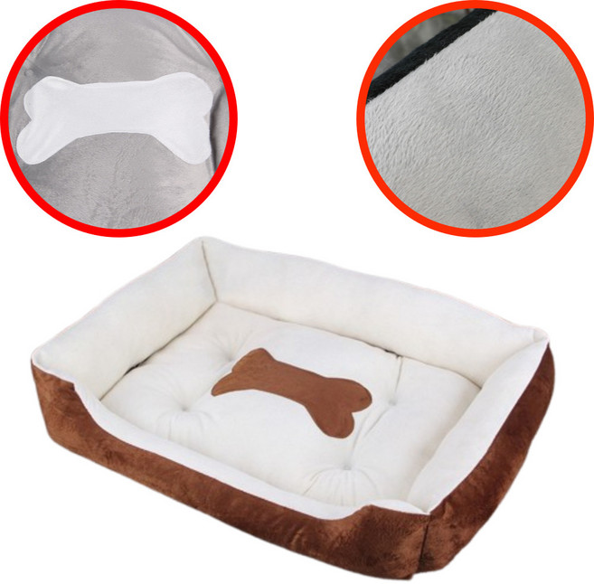 몰리오스 사계절 강아지 고양이 대형 애견 반려견 방석 쿠션, 1개, 브라운