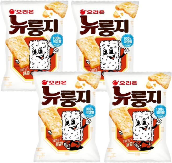 오리온 뉴룽지 오리지널(124g) x 5개, 124g, 4개