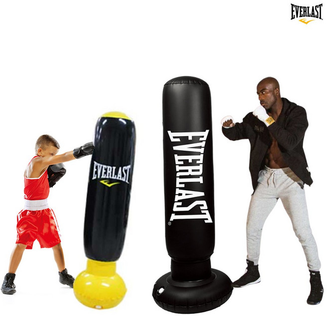 에버라스트 복싱 미니 펀치백 어린이 오뚜기 여성 남성 권투 에어 샌드백, 인플레이터블 밥 백