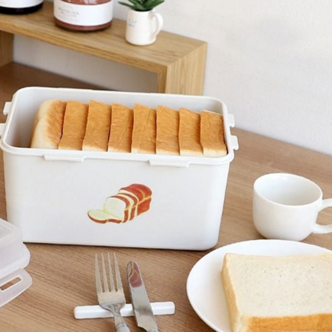 식빵 보관 용기 다용도 밀폐 주방 쿠키 보관 용기 냉장 베이커리 직사각형 플라스틱 보관함 싱크대 수납함