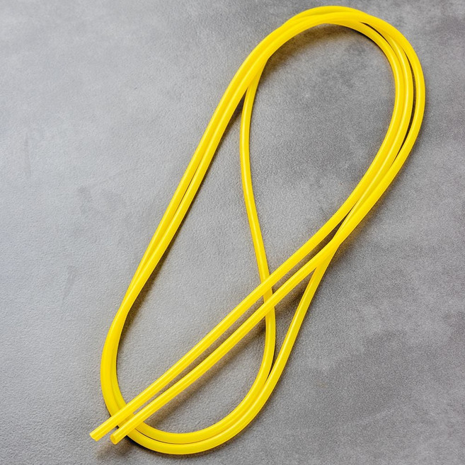 호스고무줄 노란색 고무관 새총 기저귀 고무줄 2m, 1개, 상세페이지 참조