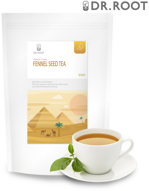 닥터루트 펜넬차 삼각티백, 1.2g, 1개, 100개입