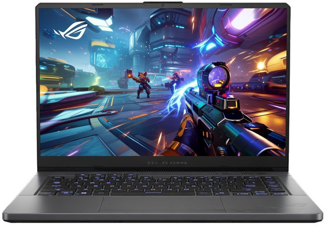 에이수스 2025 ROG 제피러스 G14 라이젠 AI 라이젠 AI 300 시리즈 지포스 RTX 5070 Ti, Eclipse Gray, 1TB, 64GB, Free DOS, GA403WR-QS127W