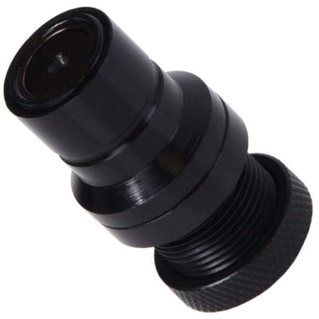 Alphacool Eiszapfen 퀵 커플링 수 벌크헤드 G1/4 내부 스레드 - 딥 블랙, Alphacool Eiszapfen 퀵 커플링 수 벌크