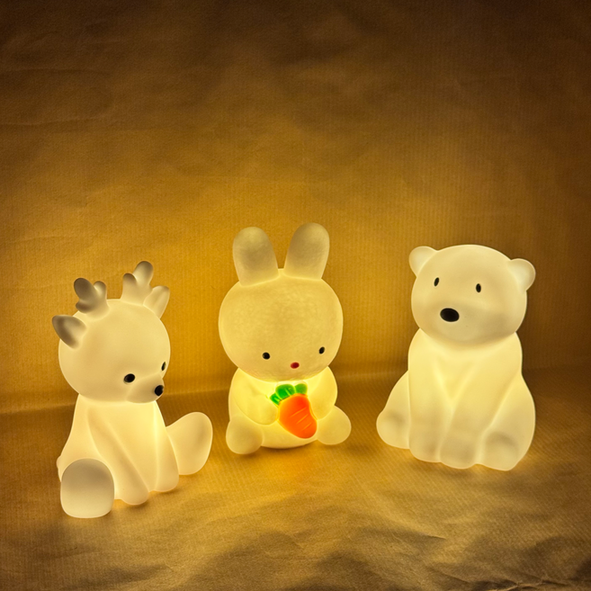 귀여운 동물 무드등 달토끼 크리스마스 루돌프 곰돌이