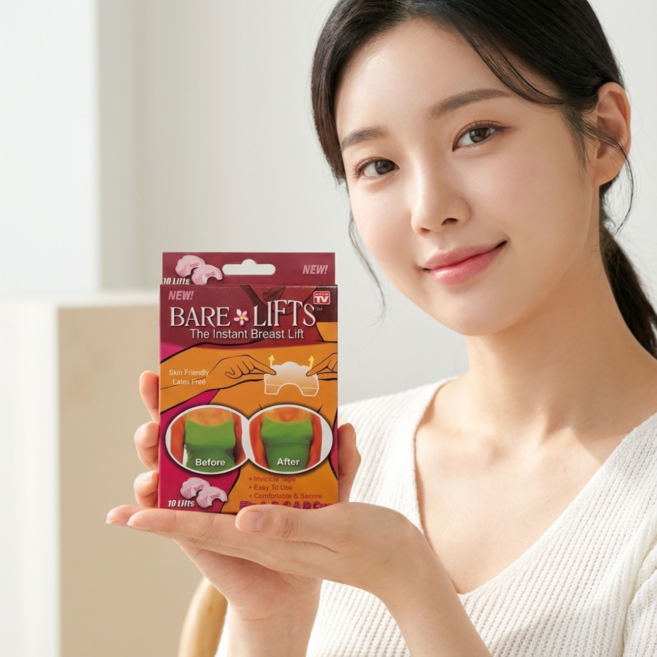 베어리프트 니플커버 가슴패치, 4개, 10개입