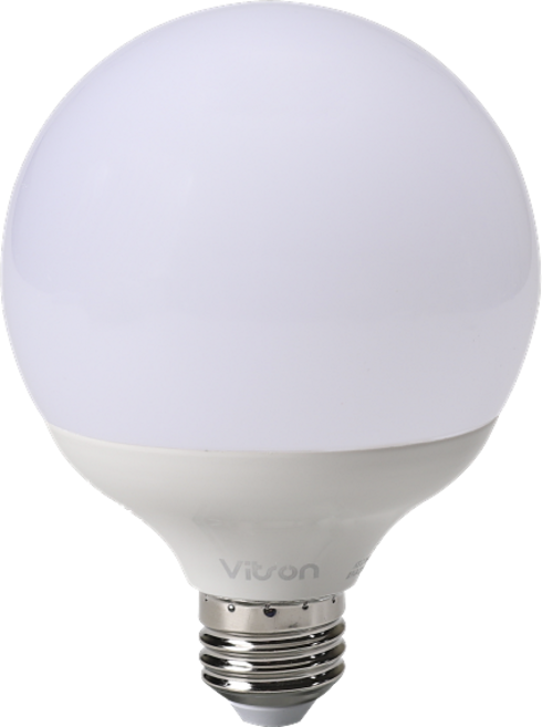 비츠온 볼구 숏타입 LED 전구 화이트 G95 12W, 주광색, 5개