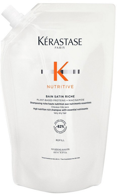 Kérastase 케라스타즈 뉴트리티브 하이드레이팅 샴푸 (중간~굵은 건성 모발용), 01번16.9 fl oz/500 mL