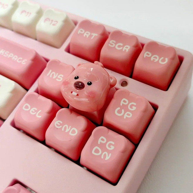 잔망루피 애니메이션 캐릭터 게이밍 커스텀 키보드 키캡 인테리어, 1pc keycap