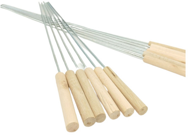 차지샵유통 자동 회전 바비큐 BBQ 꼬치구이 꼬치대 캠핑 화로구이 12PCS, BBQ꼬치구이대 12PCS, 1개