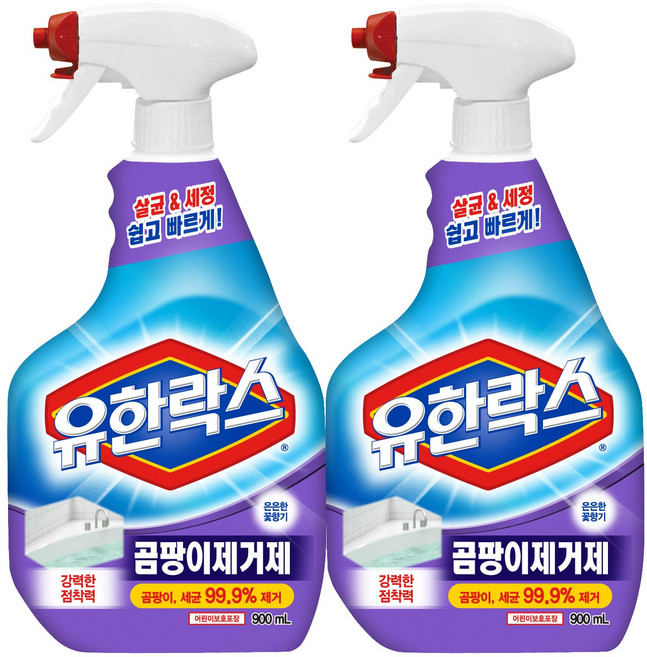 유한락스 곰팡이제거제, 900ml, 6개