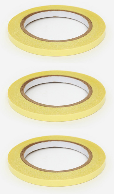 패션스타트 물세탁으로 사라지는 수용성 원단 임시 고정 접착 테이프 8mm 3개입, 1개, 투명