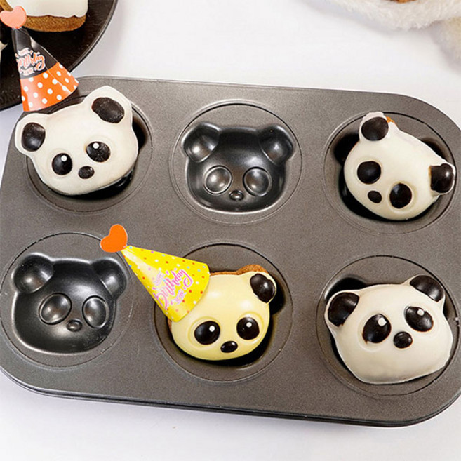 판다 팬더 곰 모양 빵 베이킹 마들렌틀 휘낭시에틀, 1개, 9구