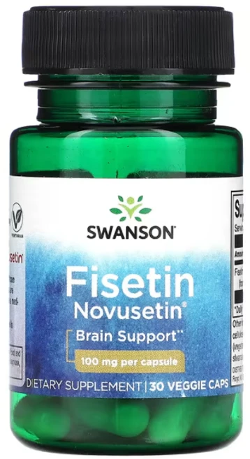 스완슨 피세틴 노부세틴 검양옻나무 추출 100mg 30베지캡슐, 1개, 30정 - 쿠팡