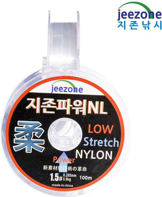 지존낚시 나일론 지존파워 NL 0.8호 - 7호 모노라인 민물 바다 원투 루어 낚시 용품 배스 송어 원줄 쇼크리더 낚시줄 방파제 갯바위 원투낚시, 1개