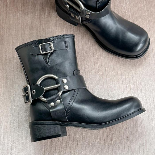 픽데이즈 스웨이드 UD-8212 통굽5.5cm 스판 부츠 여성 빙벽화