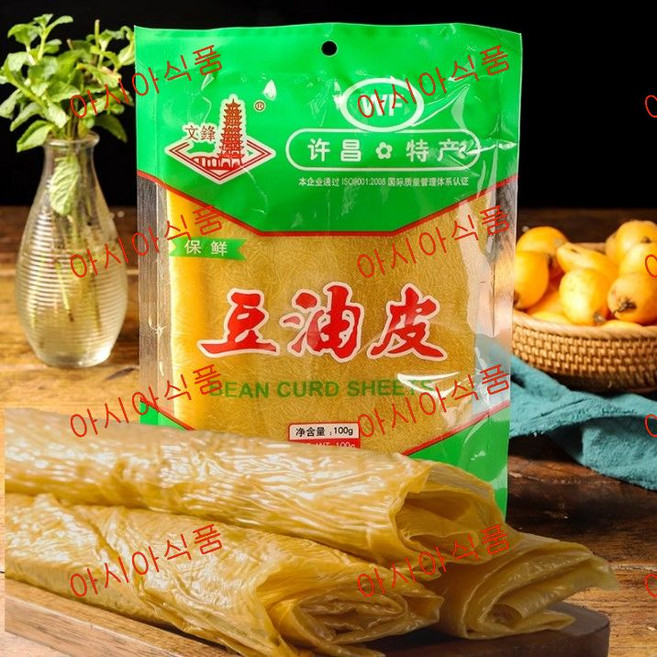 아시아식품 문봉 두유피, 100g, 8개