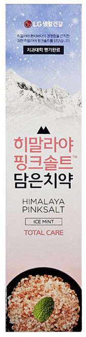 LG생활건강 히말라야 핑크솔트 담은 치약, 2개, 160g