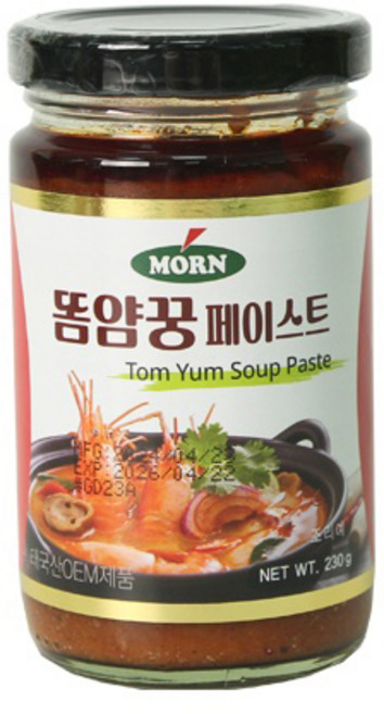 몬 똠양꿍 페이스트, 230g, 1개