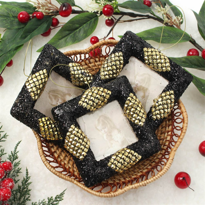 [오늘의택] 크리스마스 트리 오너먼트 사각액자 장식 트리장식