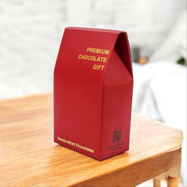 수능대박 합격기원 답례품 수제초콜릿 아망드쇼콜라 60g 박스패키지[스티커 제작 서비스], 1세트