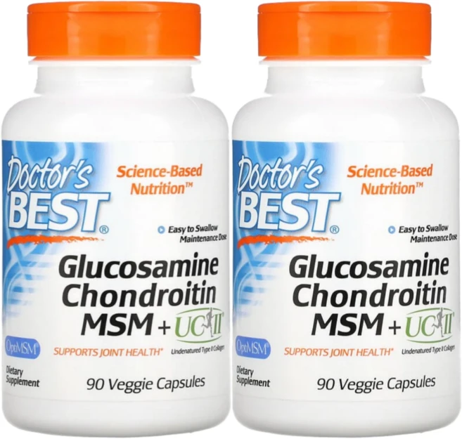 닥터스베스트 글루코사민 콘드로이친 MSM + UCII 90캡슐 2통, 90정 - 쿠팡