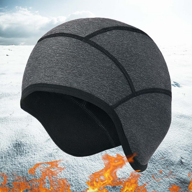 [비브랜드]와이앤유 겨울철 야외활동 등산 캠핑 낚시 라이딩 안전모 발열 체온유지 기모 스포츠 방한 모자, 스포츠방한모자, 1개