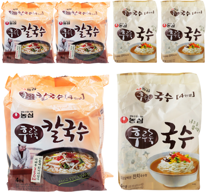 농심 후루룩 세트 (후루룩칼국수12 + 후루룩국수12)