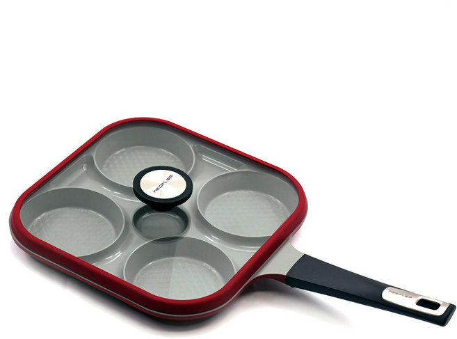 네오플램 스팀플러스 팬 + 사각뚜껑, 27cm, 1개